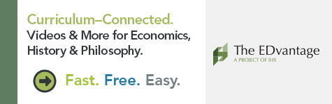 The EDvantage Free resources for your Economics, History, and 
Philosophy courses.