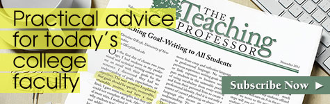 Subscribe to The Teaching Professor newsletter