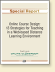 Online Course Design: 13 Strategies for Teaching in a Web-based Distance Learning Environment