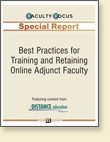 Best Practices for Training and Retaining Online Adjunct Faculty