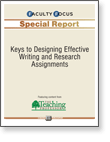 Keys to Designing Effective Writing and Research Assignments 